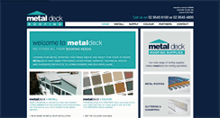 Desktop Screenshot of metaldeck.com.au