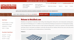 Desktop Screenshot of metaldeck.com